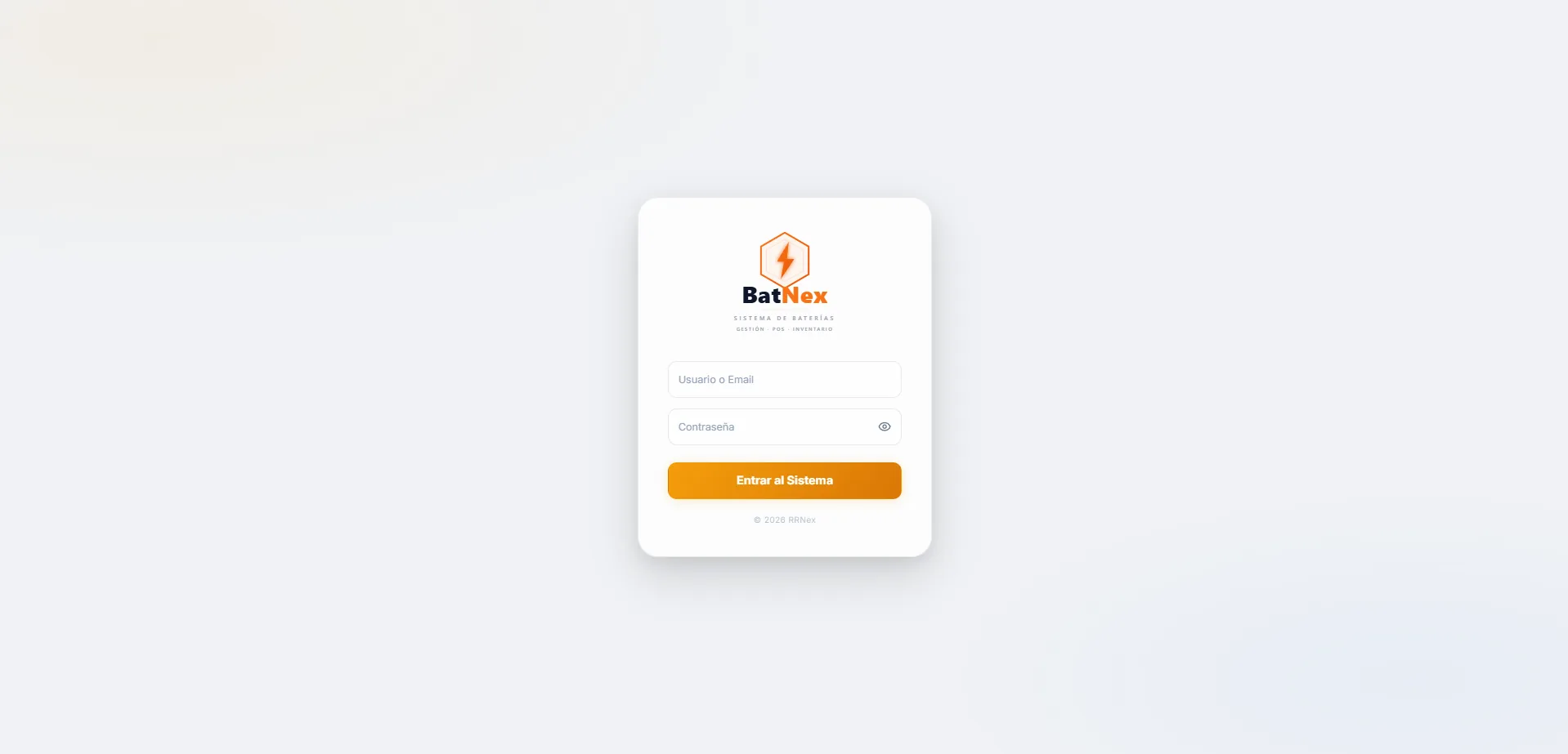 BatNex — Login